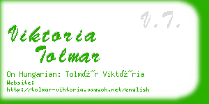 viktoria tolmar business card